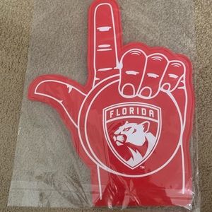 Florida panthers styrofoam hand